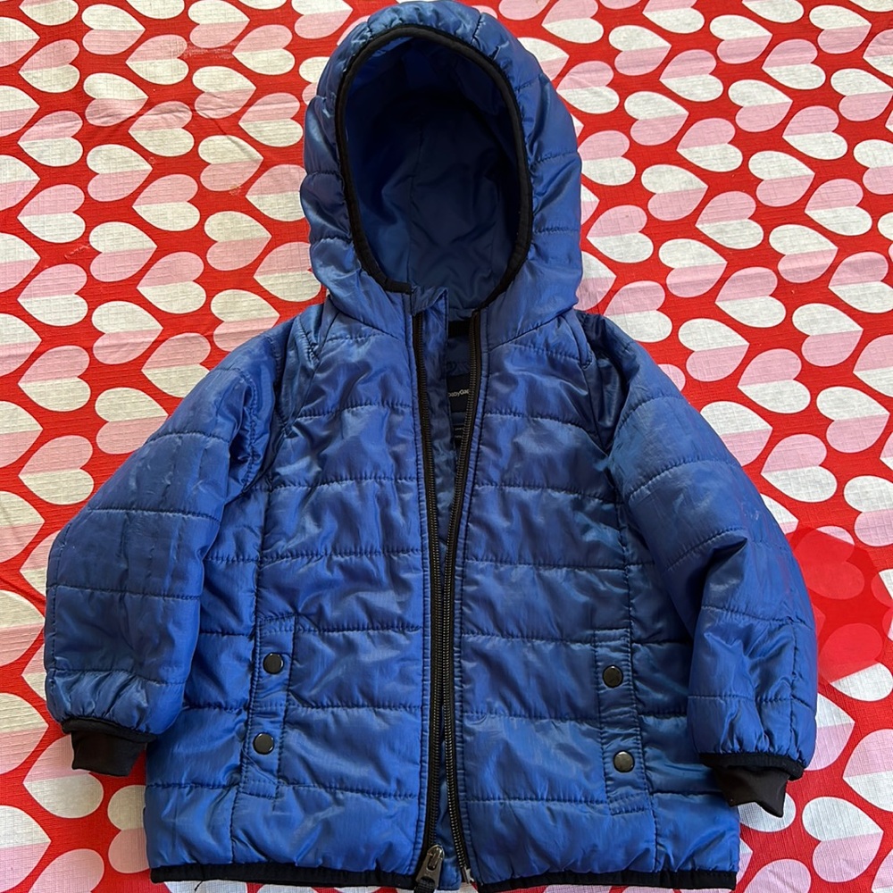 Baby gap 2t blue puffer jacket winter coat